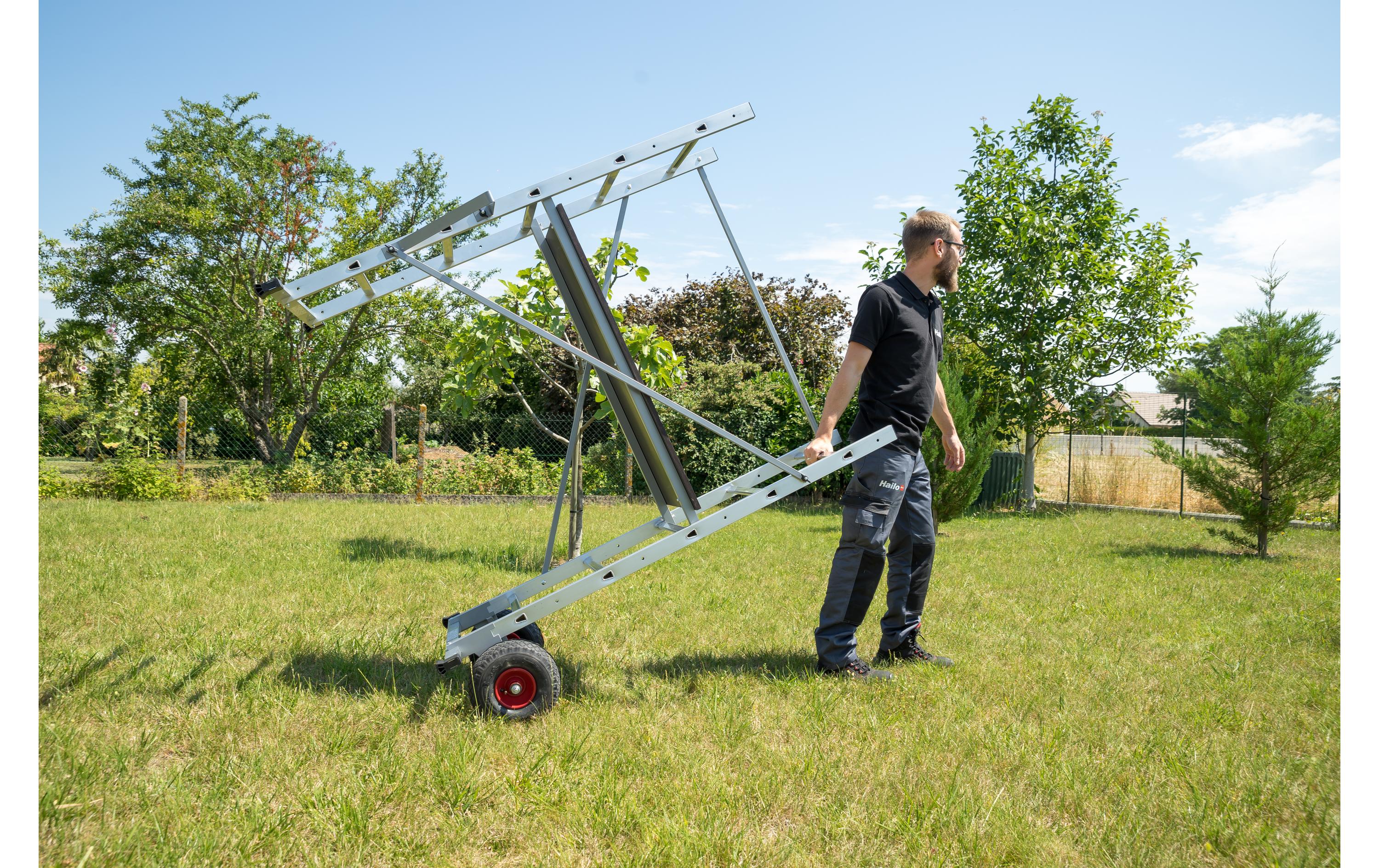 Kleingerüst Hobbystep H3 5 Stufen<br>Das Aluminium-Gartengerüst