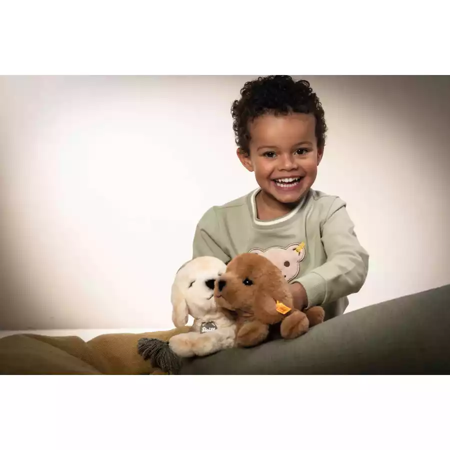 Steiff Labrador Lenny braun liegend, 23 cm