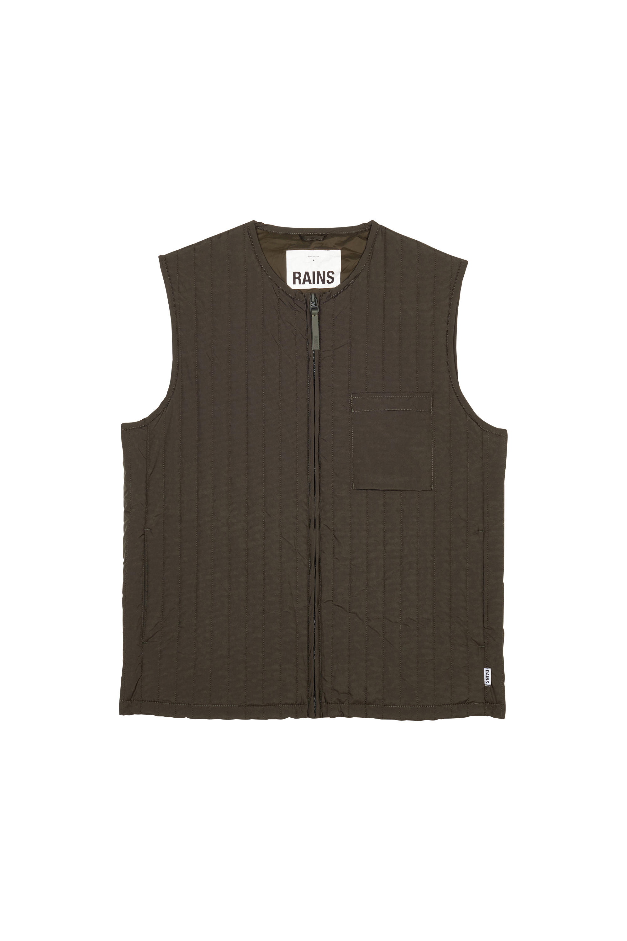 RAINS Veste  Liner Vest Kaki