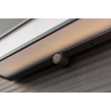 LUTEC tuinlamp Doblo Solar antraciet 16,5W 1800 lumen met bewegingssensor