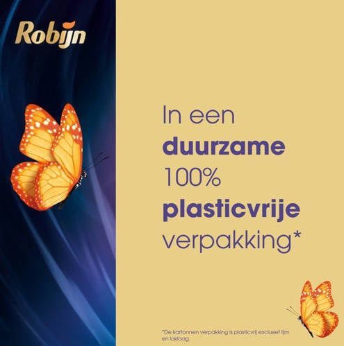 Robijn - Classics Black Velvet - Wasmiddeldoekjes - Zwart - 100% Plasticvrij