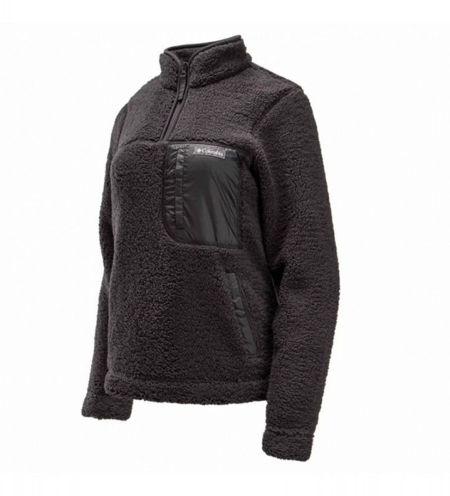 Camisa de lã Sherpa preta da Columbia