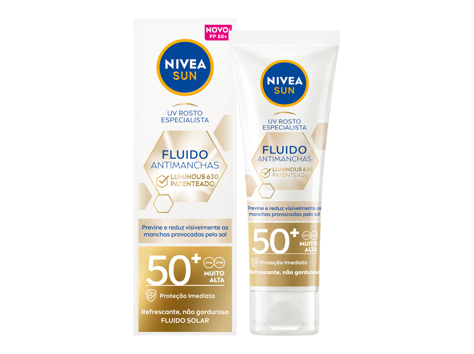 CREME ROSTO LUMINOUS NIVEA SUN SPOT CONTROL FP50  40ML