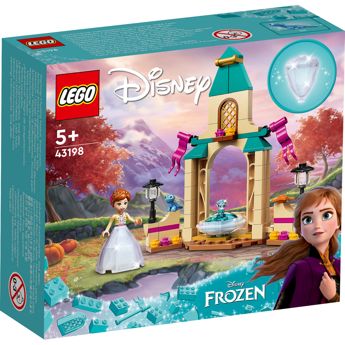 La cour du château d'Anna LEGO  43198