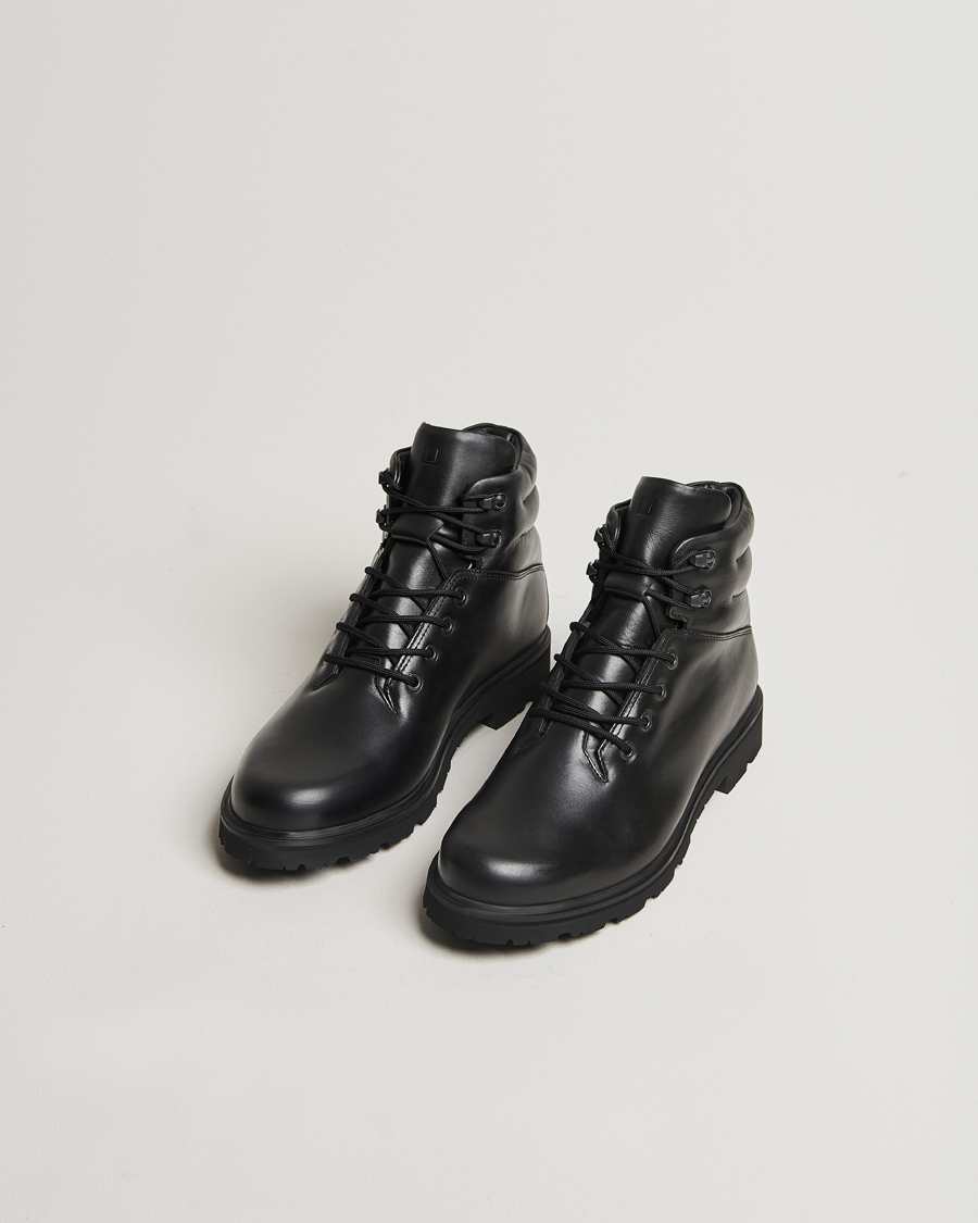 UBR Black Storm Leather Boot Black