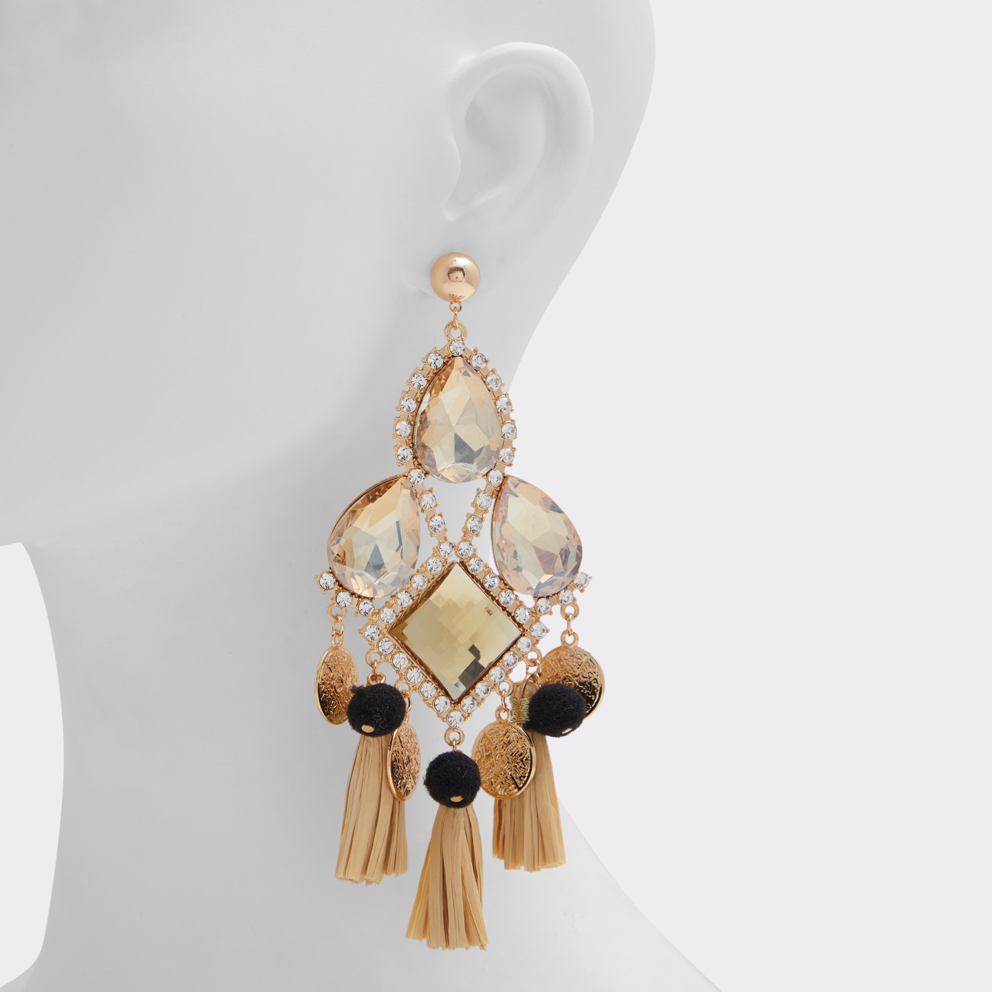 Escanata Medium Beige Women Earrings