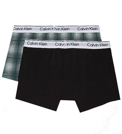 Calvin Klein Boxershorts - 2-pak - Sort/Mc Check