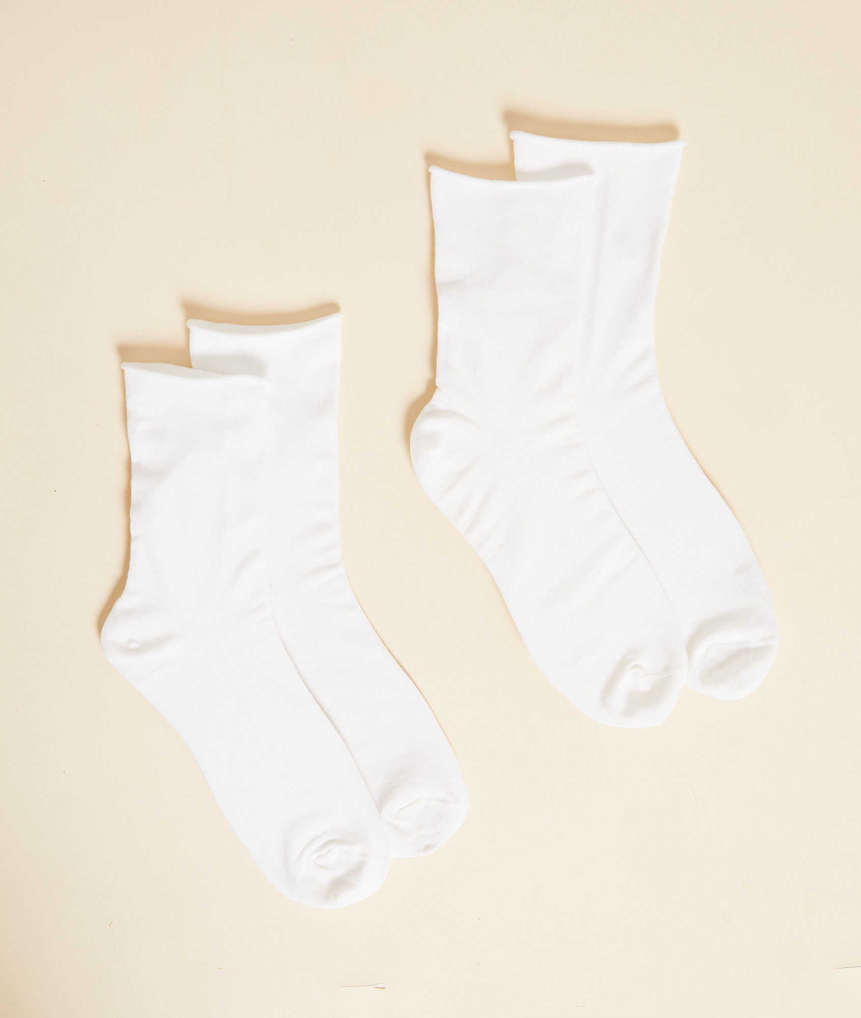 Lot de 2 paires de chaussettes essentielles unies