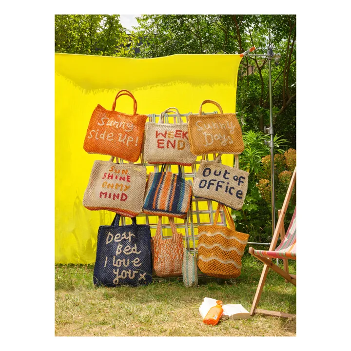 The Jacksons Panier Picnic Large Parasol | Multicolore