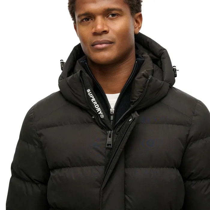 Superdry Microfibre Hooded Sports Puffer Winterjas Heren