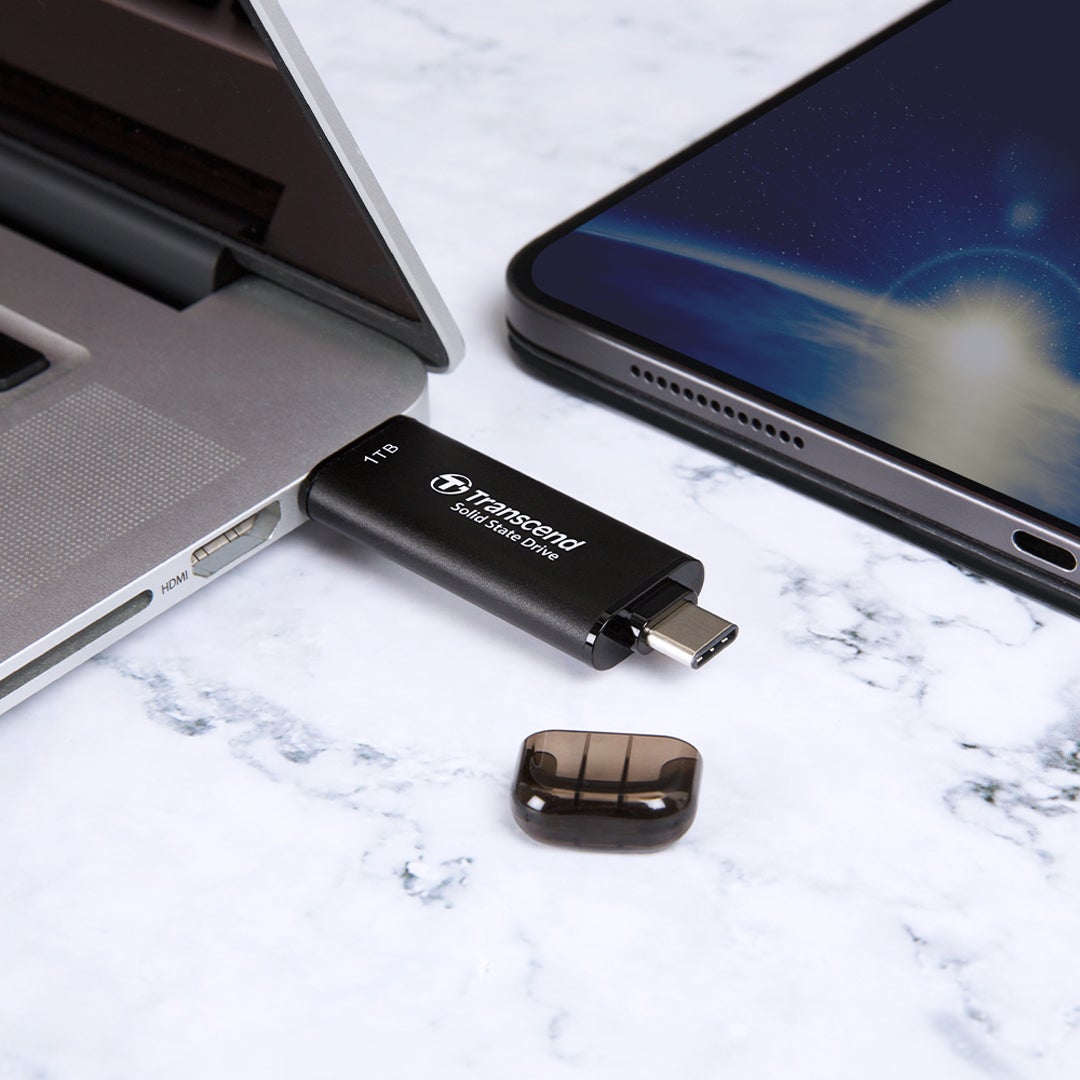 Transcend ESD310C 10Gbps USB-C/A 3.2 Gen 1x2 SSD 2 TB