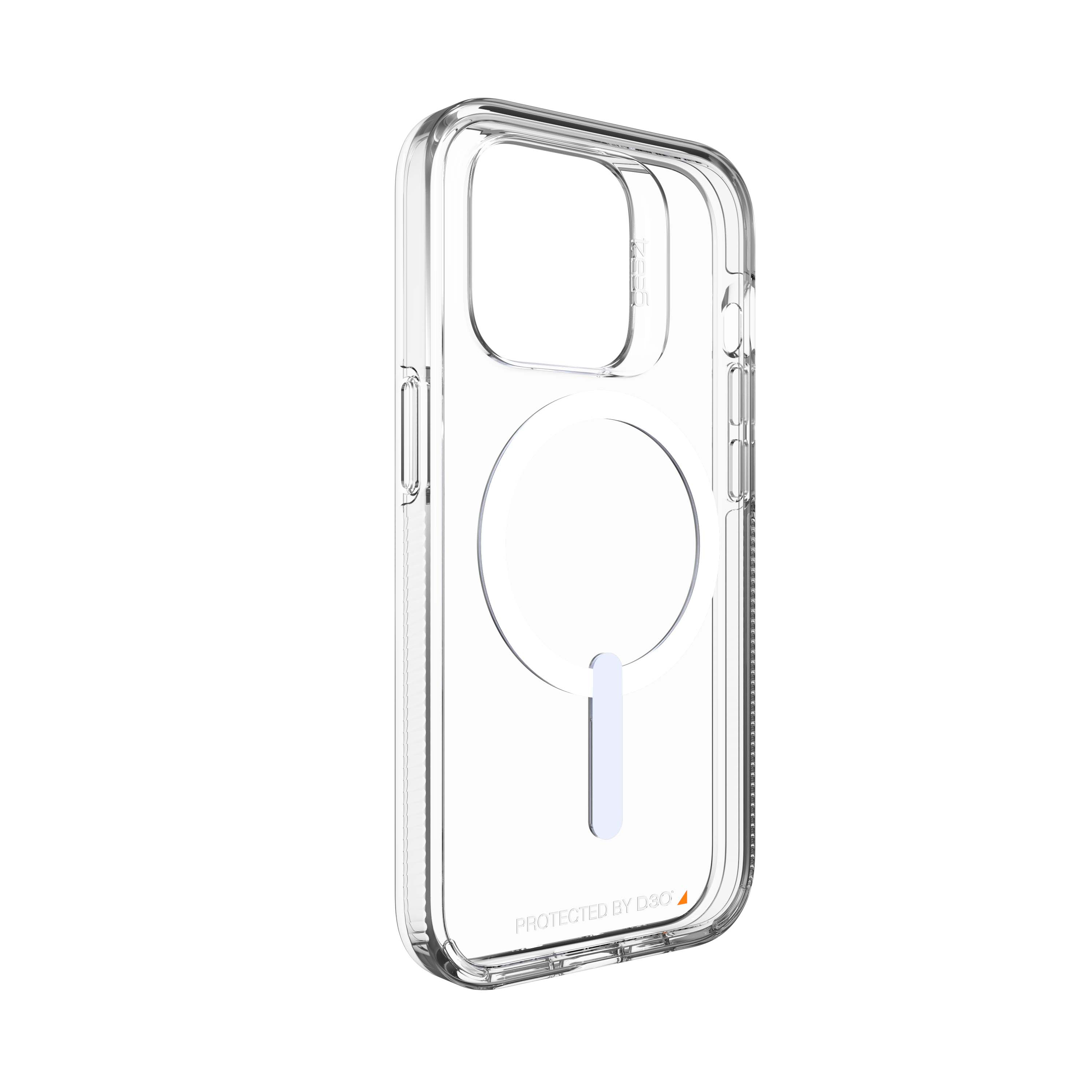 iPhone 14 Pro Antibakterielle MagSafe Schutzhülle Crystal Palace Snap D3O aus Recycelten Materialien (702010017) - Transparent