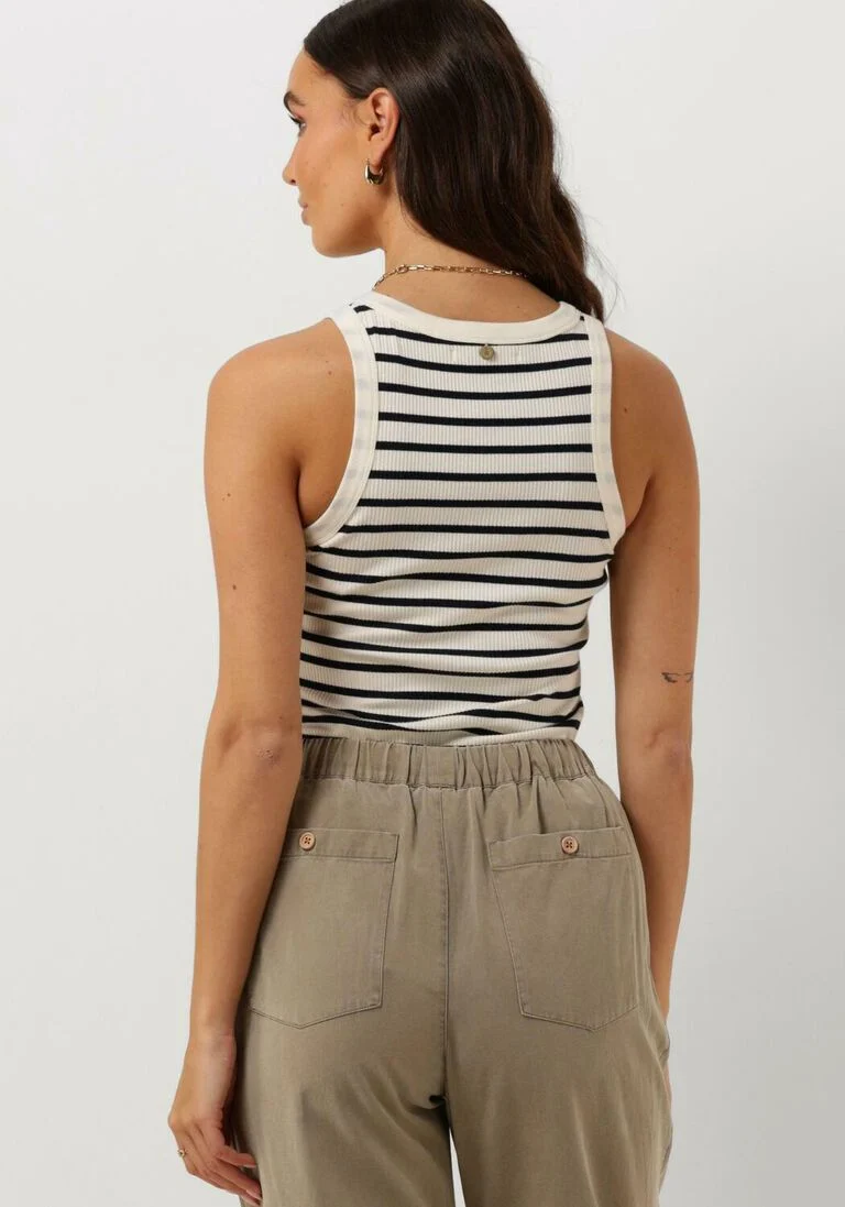 CIRCLE OF TRUST donkerblauwe circle of trust top jada top