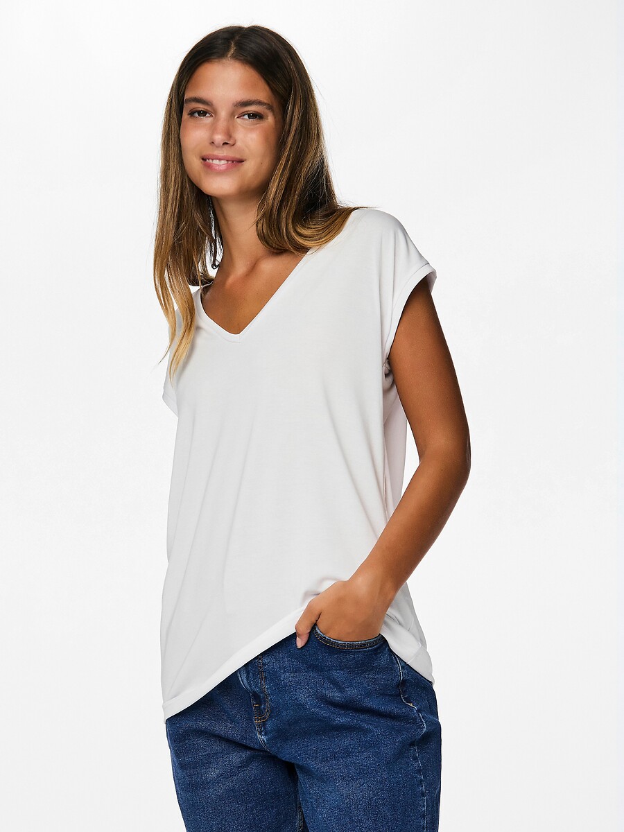 PEÇAS<br>Camiseta, V-hals