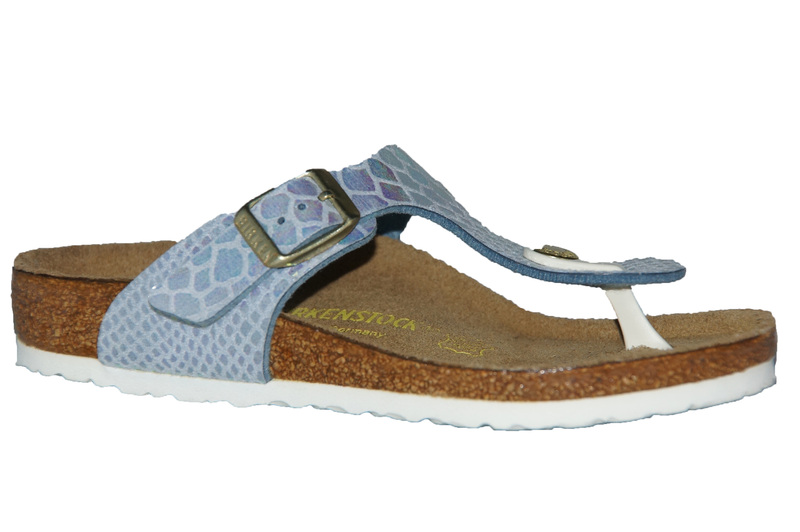 Birkenstock Gizeh Smal Jeans Washed Out Bleu