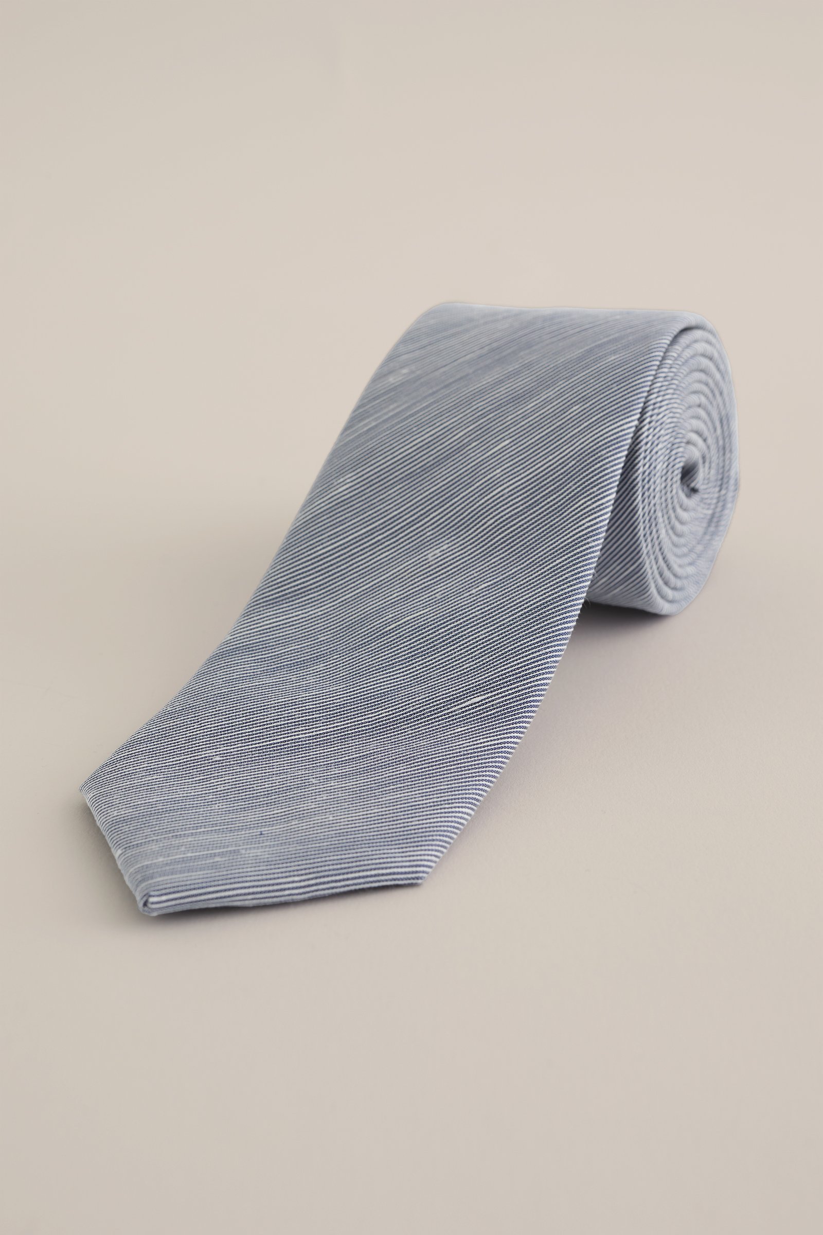 stropdas met dessin WE Fashion Blauw