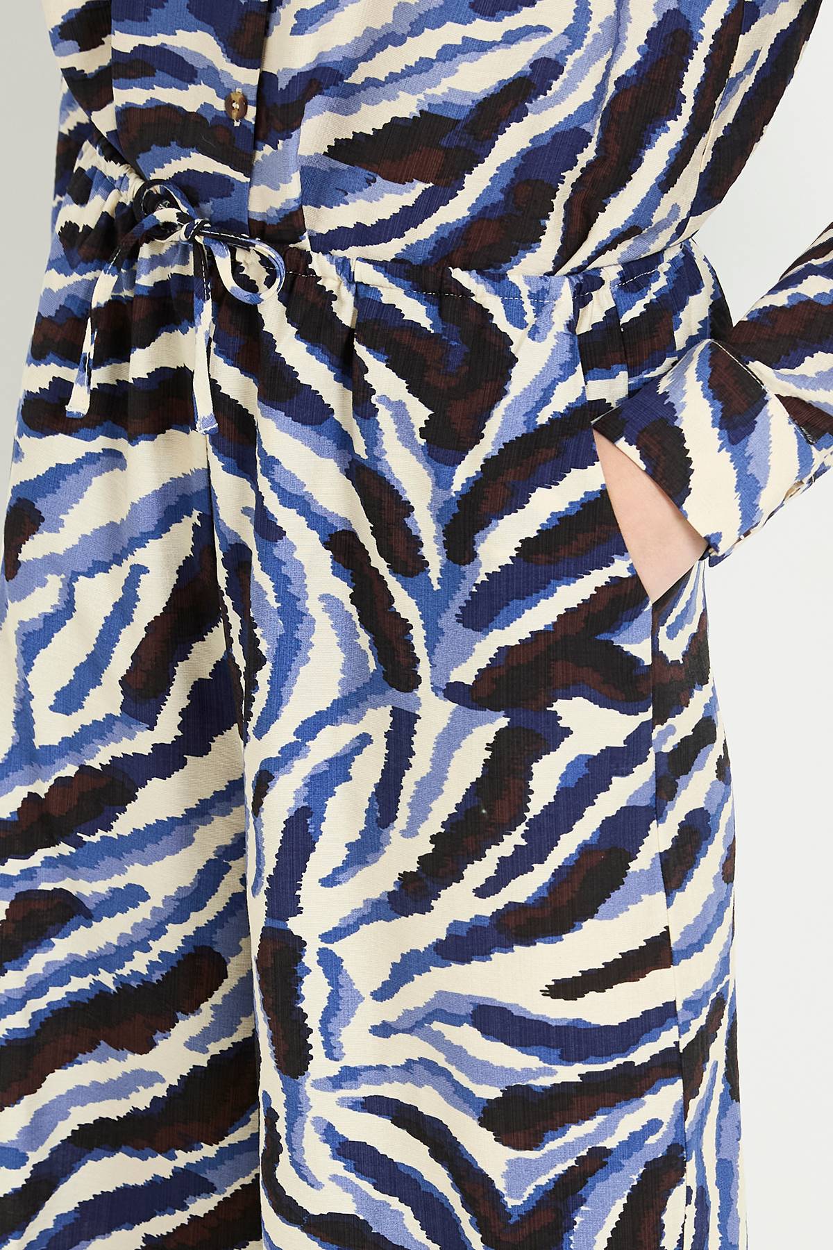 Wallis Ensemble Coordonné Pantalon Large À Imprimé Abstrait