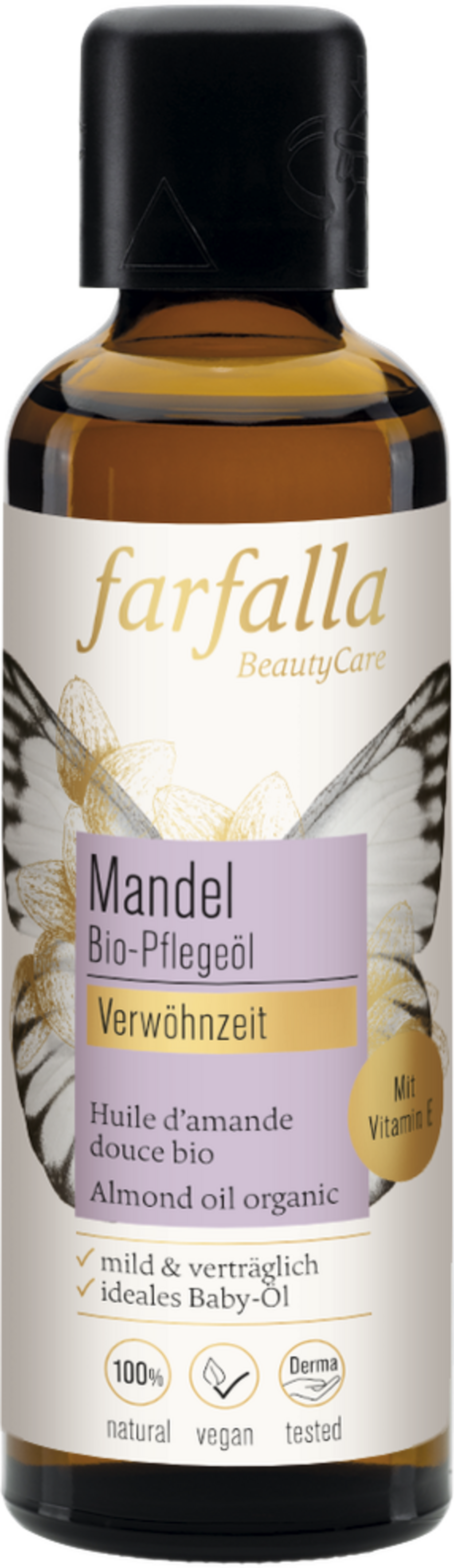 farfalla  Bio-Pflegeöl Mandel, 75 ml