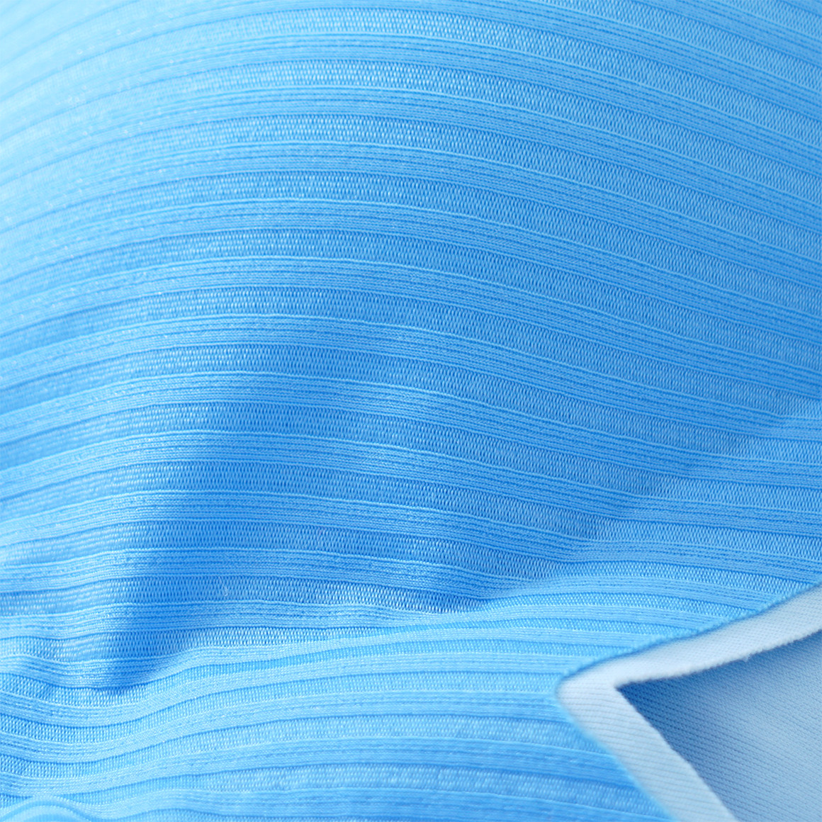 Gina Benotti Damen Seamless-Bustier mit Rippstruktur blau