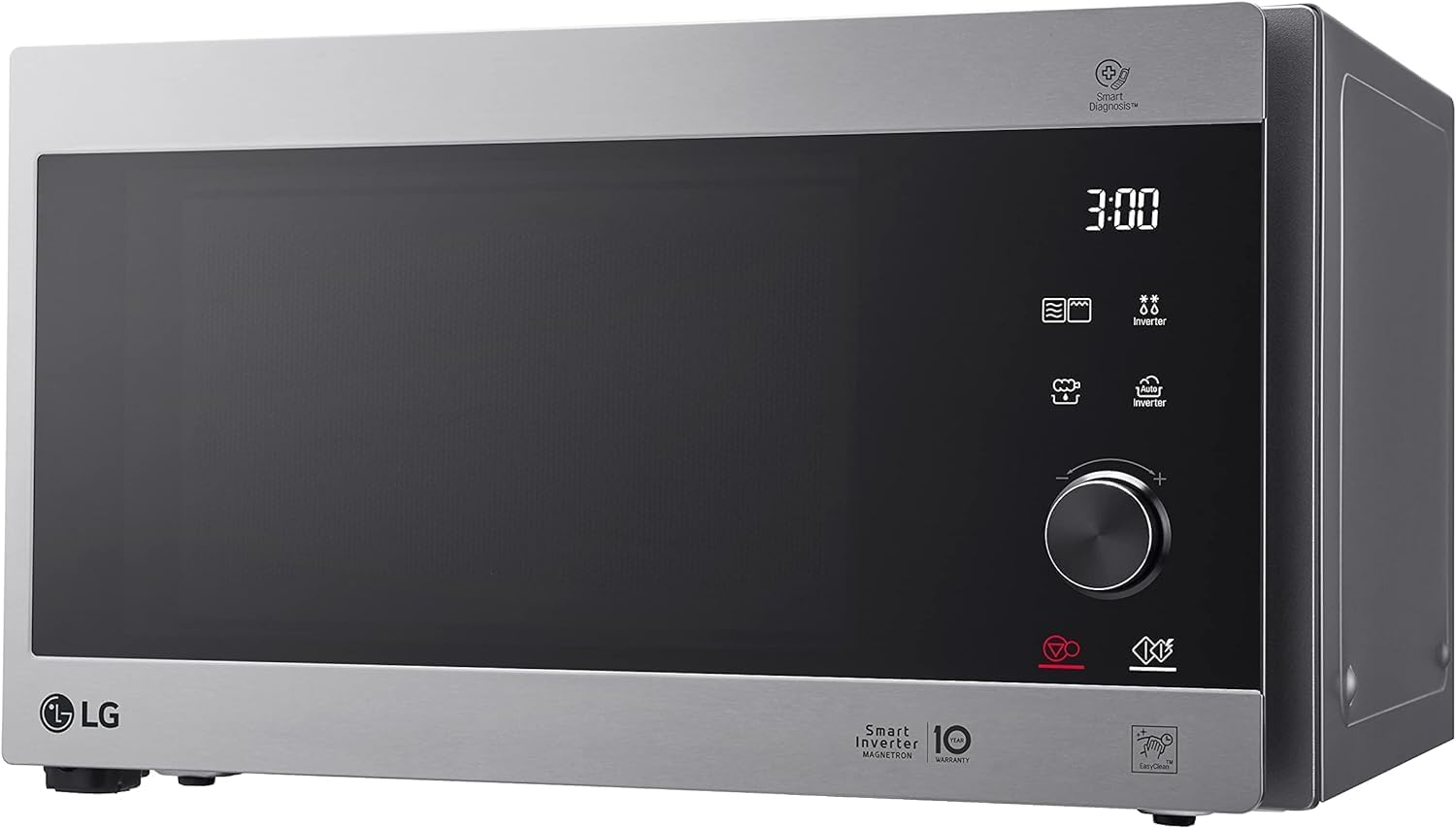LG Electronics MH 6565 CPS Mikrowelle / 47.6 cm/akustisches Signal bei Programmende/edelstahl