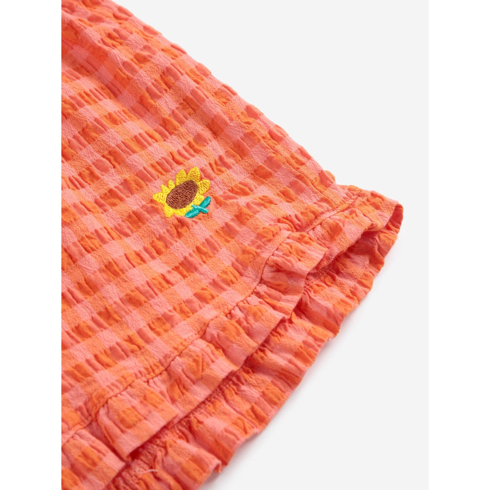 Køb Bobo Choses Fuchsia Vichy Ruffle Woven Shorts