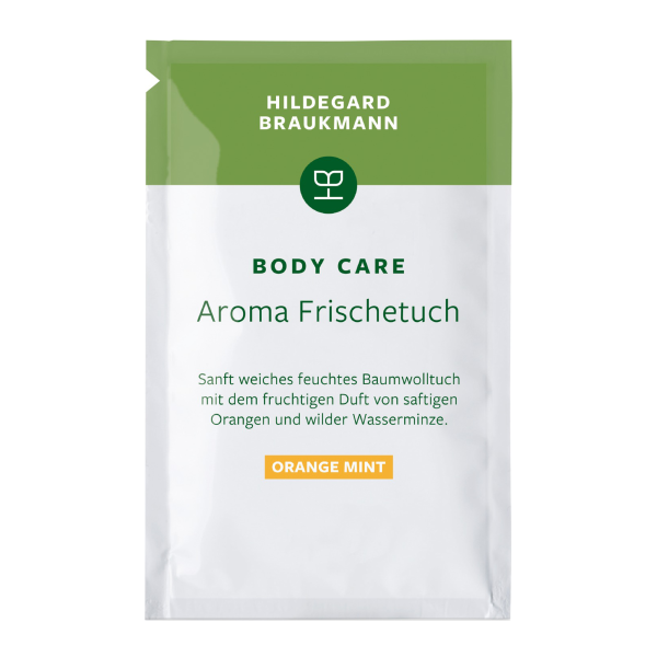 Hildegard Braukmann Body Care Aroma Frischetücher Orange Mint 10Stk.