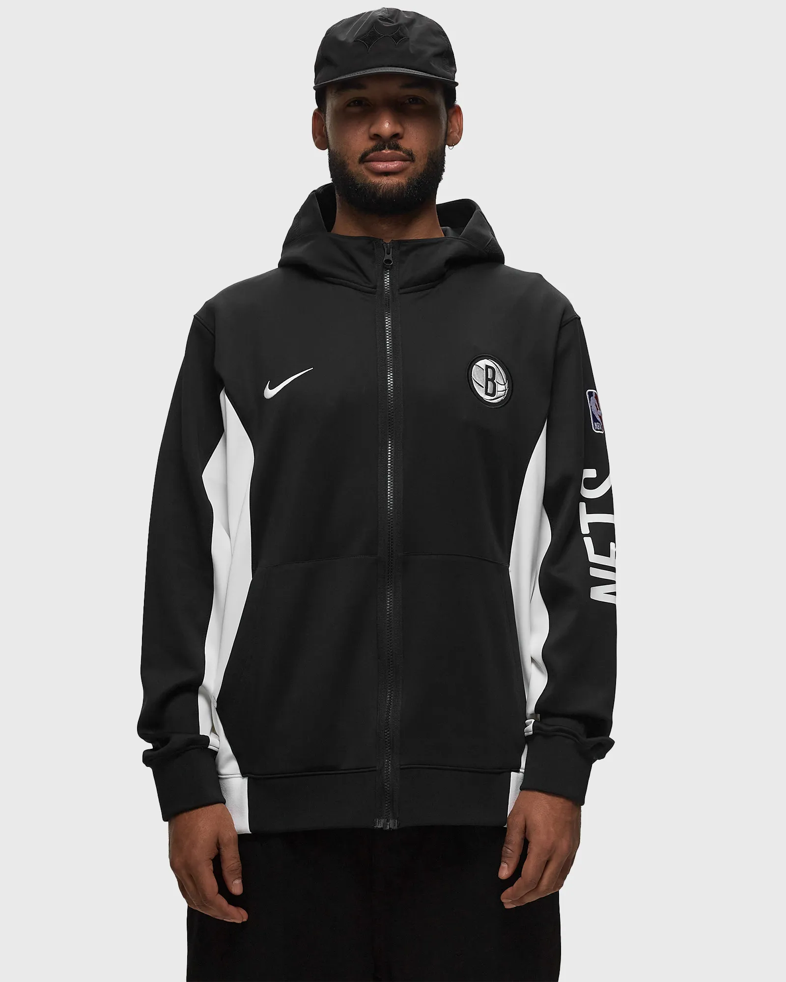 Nike Brooklyn Nets Showtime Men's Nike Dri-FIT NBA Full-Zip Hoodie