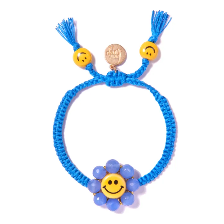 Venessa Arizaga Bracelet Happy Flower | Bleu