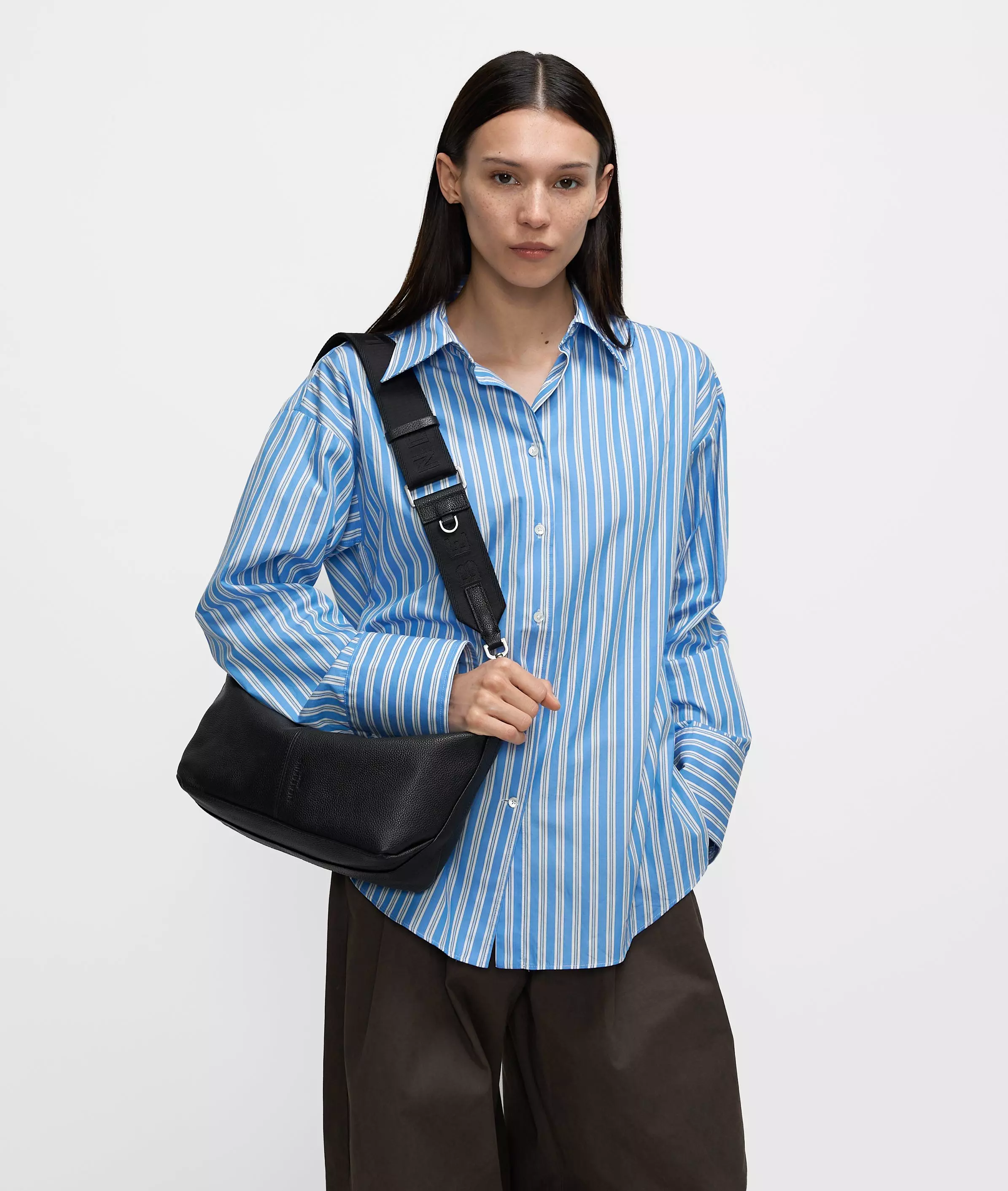 Paris Hobo S Handy cowhide hobo bag