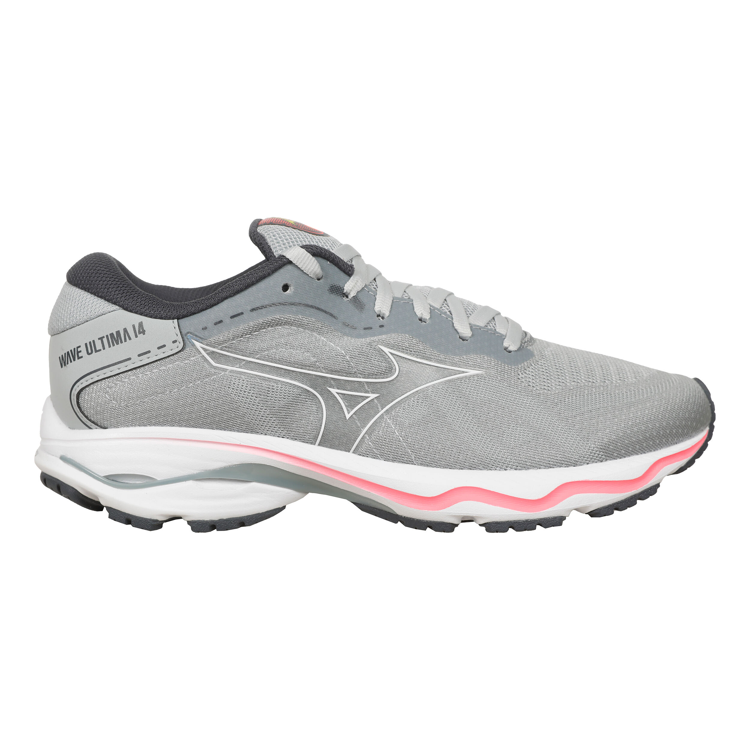Mizuno Wave Ultima 14 Chaussure De Running Sans Stabilisateurs Femmes - Gris , Blanc
