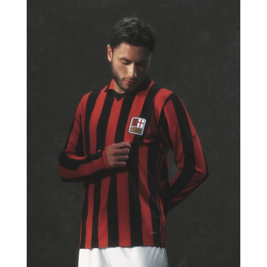 Milan AC Maillot Domicile 125 Ans Anniversaire Authentic Manches Longues ÉDITION LIMITÉE