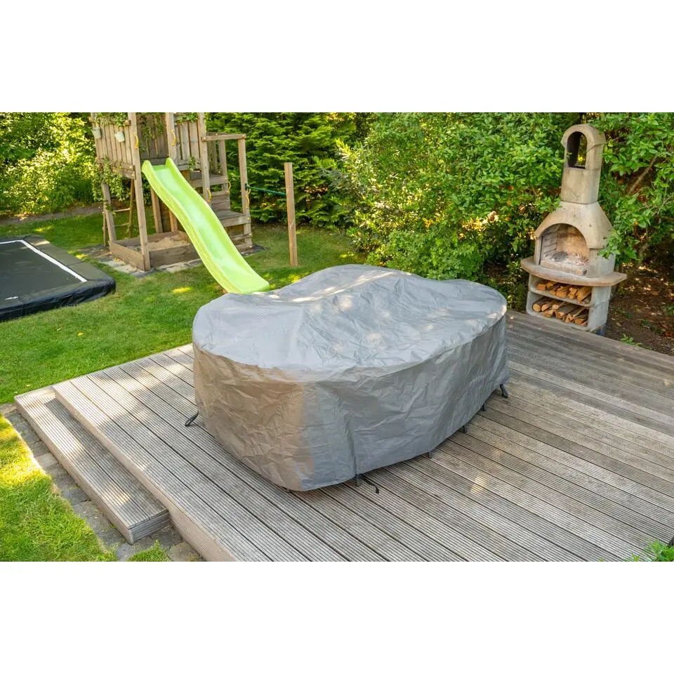 Outdoor Covers ovale tuinsethoes 245x200x80 cm