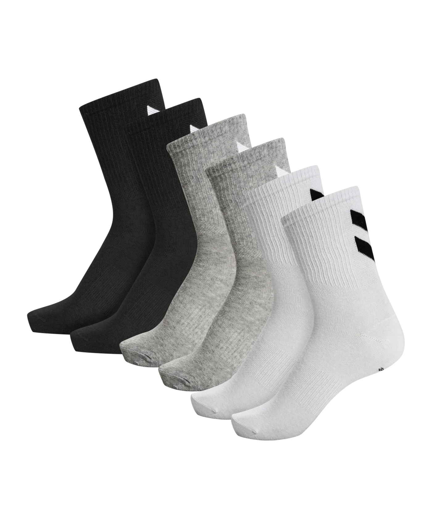Hummel hmlchevron 6-Pack Socken Weiss F9034