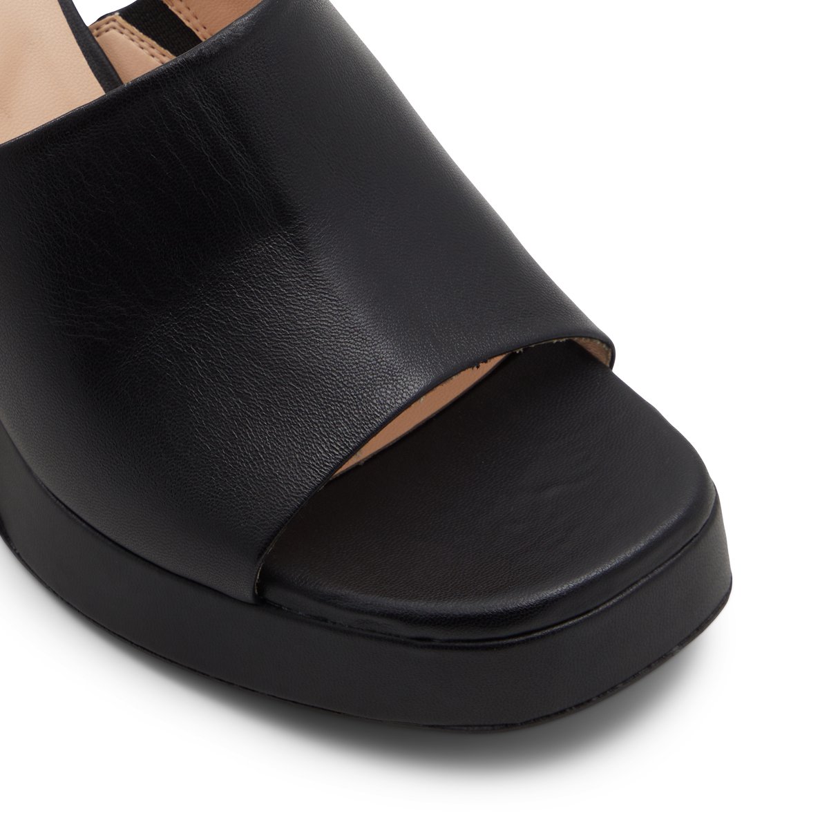LUCA FERRI-Aussere-Mules Sandales - Talon Bloc - Noir