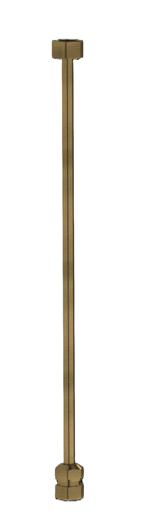 Plieger Roma aansluitstang 40cm messing geborsteld