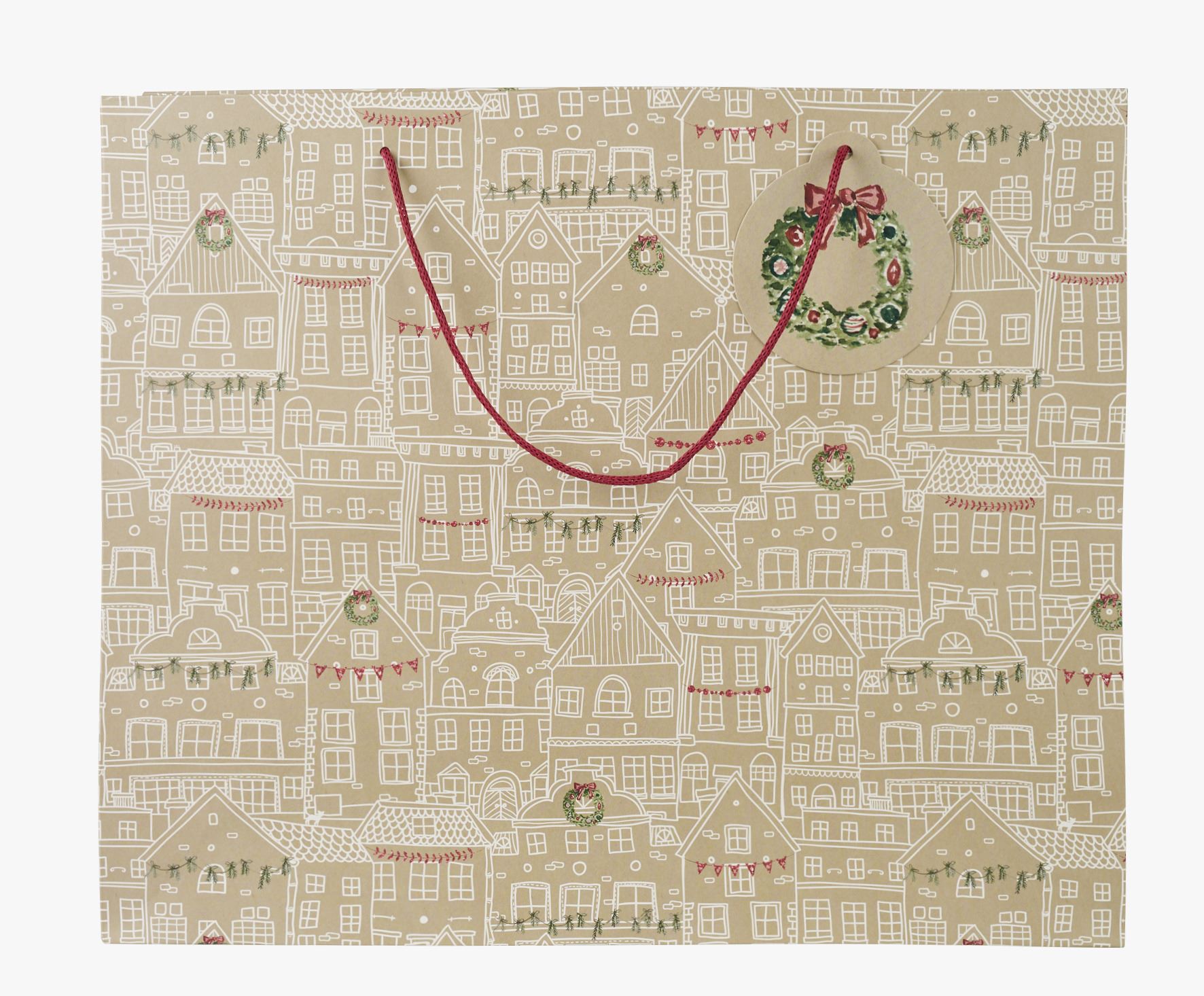 Gavepose natur - 36x42x14 cm