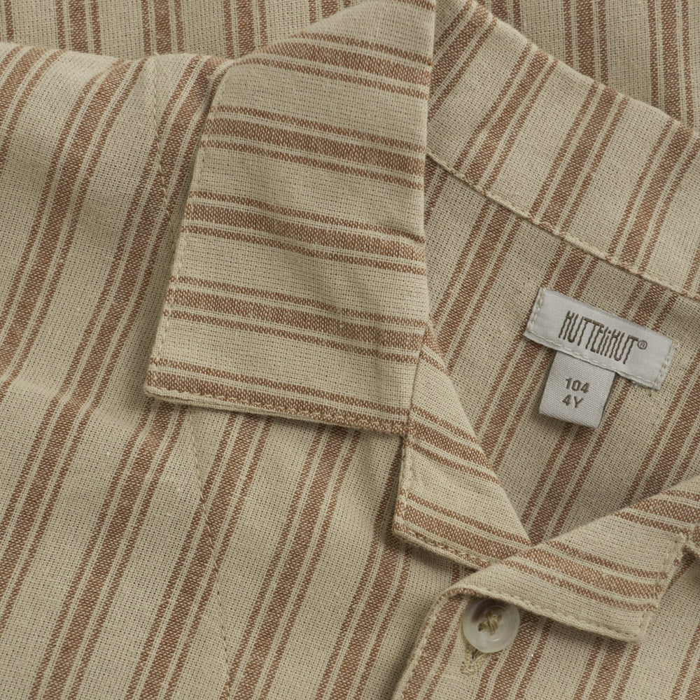 Køb Huttelihut Irish Cream Skjorte YD Stripe