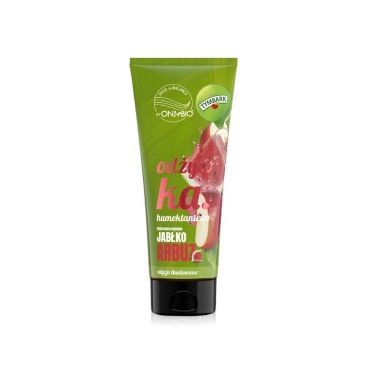 OnlyBio Hair in Balance x Tymbark Apfel-Wassermelone feuchtigkeitsspendende Haarspülung 200 ml