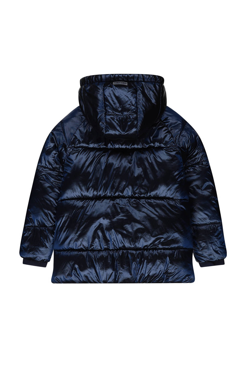 Tumble 'n Dry gewatteerde winterjas Rostock donkerblauw metallic