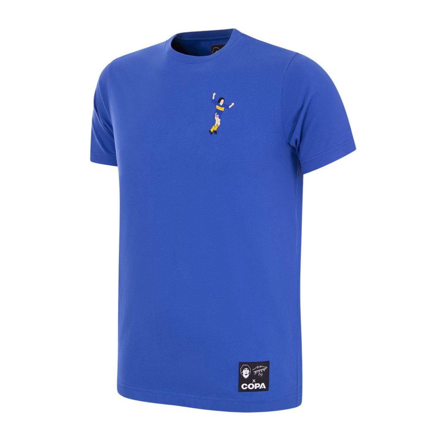 COPA Maradona X Boca Embroidery T-Shirt Blauw