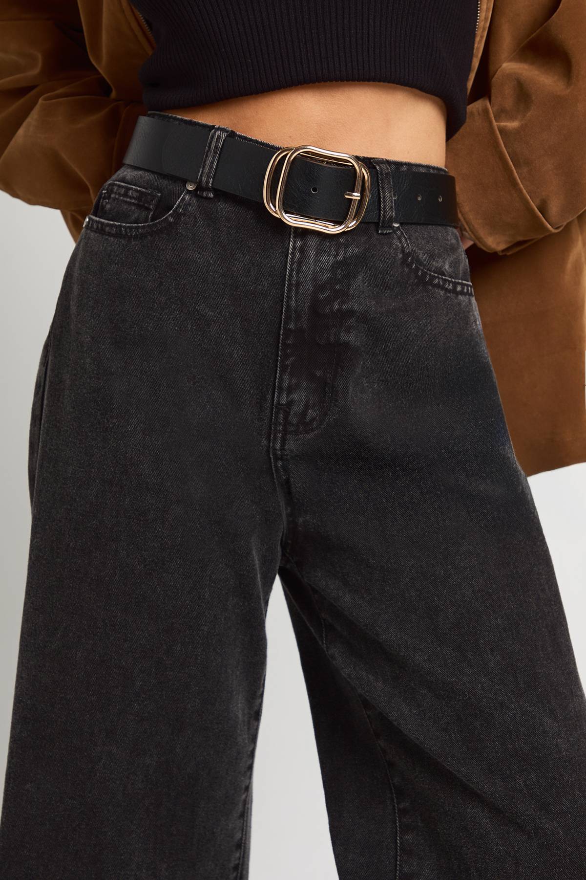 boohoo Ceinture en synthétique avec détails à double boucle