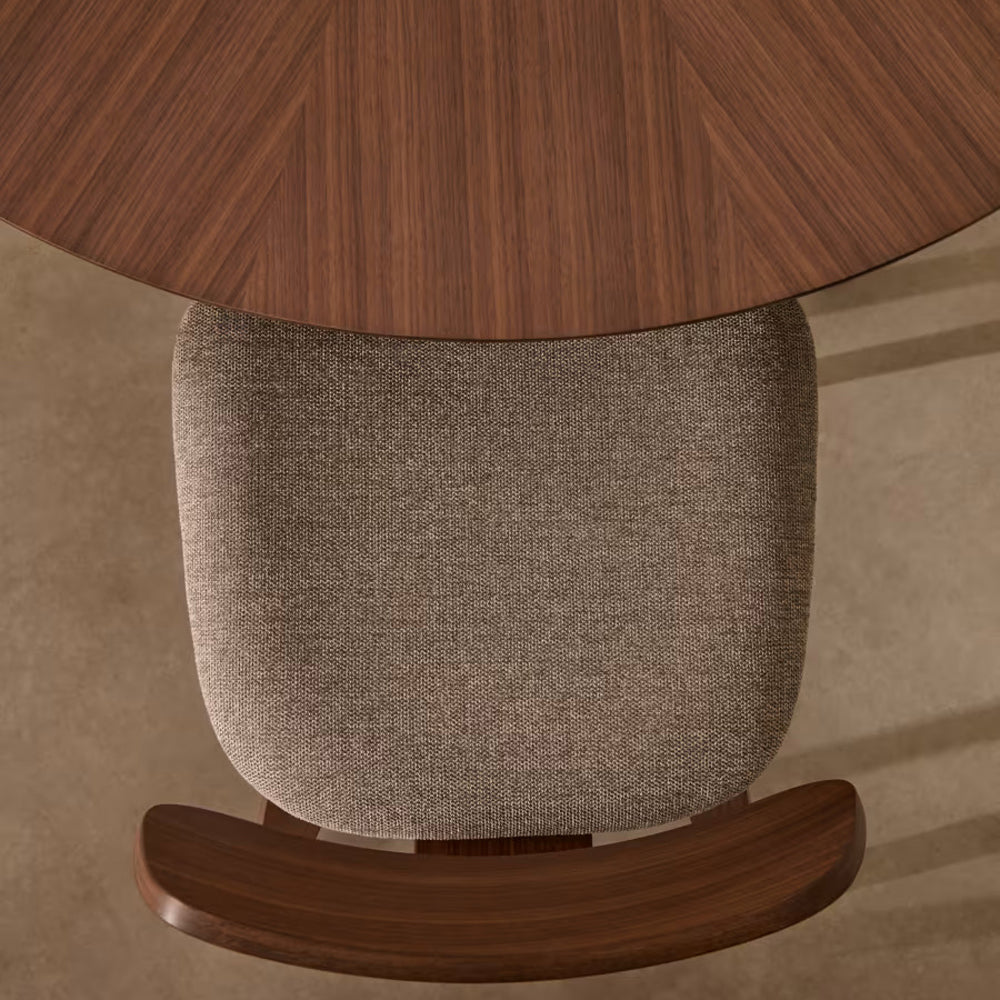 Kave Home Naanim Eettafel Ã 120 cm - Walnoot