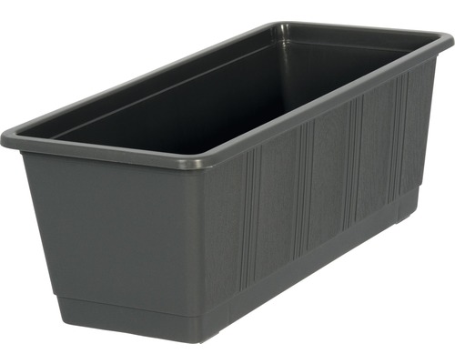 Geli Standard kunststof bloembak, 40x17x14 cm, antraciet