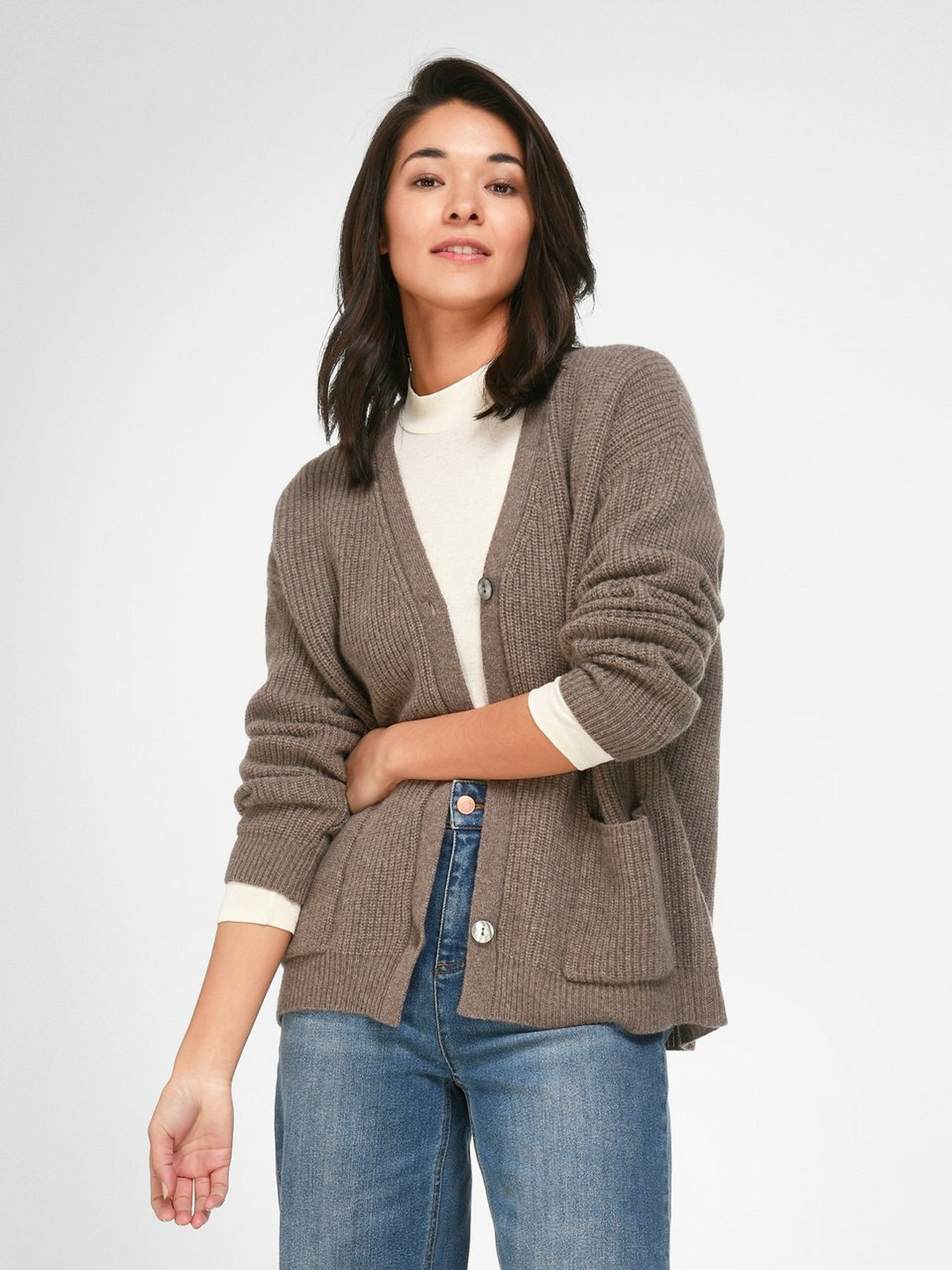 Strickjacke aus 100% Kaschmir