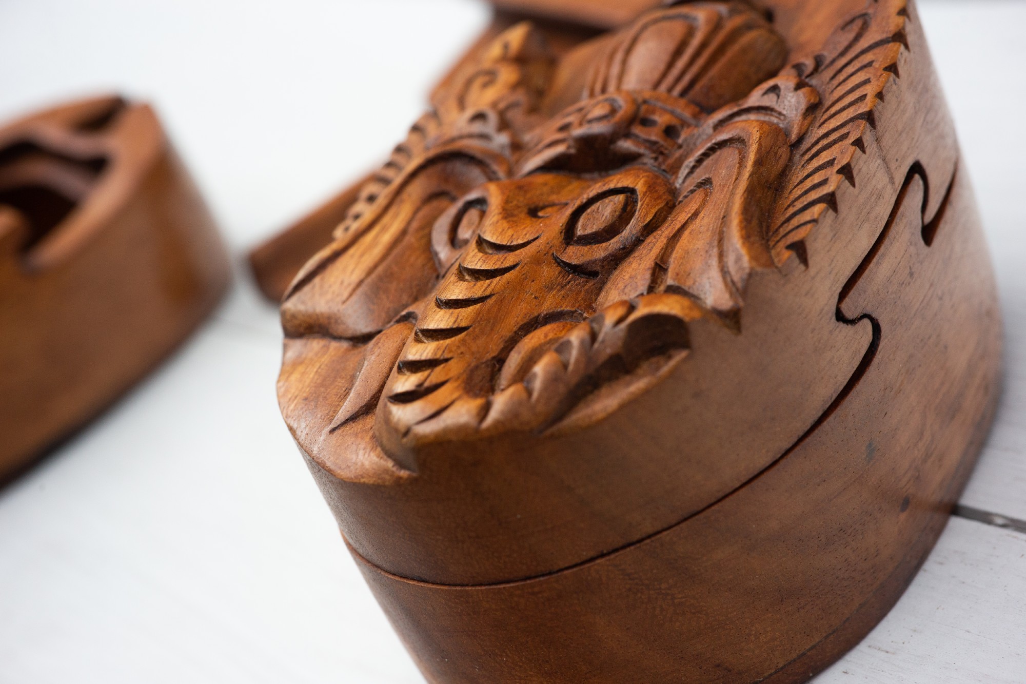 Secret Box 'Ganesha', natur, T 12 cm, B 9 cm, H 6,5 cm von fischer's lagerhaus