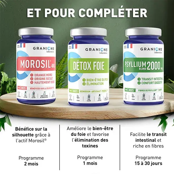 Granion Morosil® 400 mg - Emagrecimento - 60 Comprimidos - Suprimento para 2 Meses