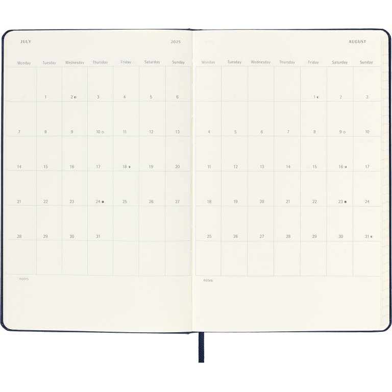 Moleskine Tageskalender 12 Monate Daily Planner