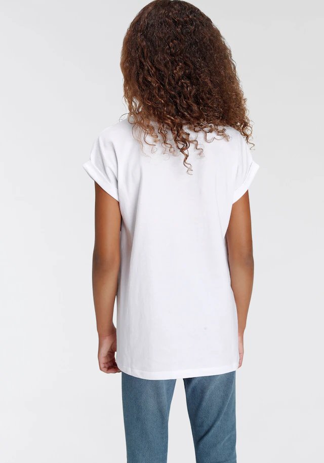 KIDSWORLD T-Shirt »Pferde« Kurzarm,  bedruckt,  Rundhalsausschnitt,  aus Baumwolle