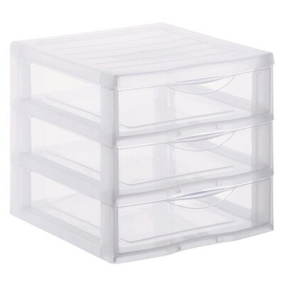 Sundis Schubladenbox Optimo, A6, transparent