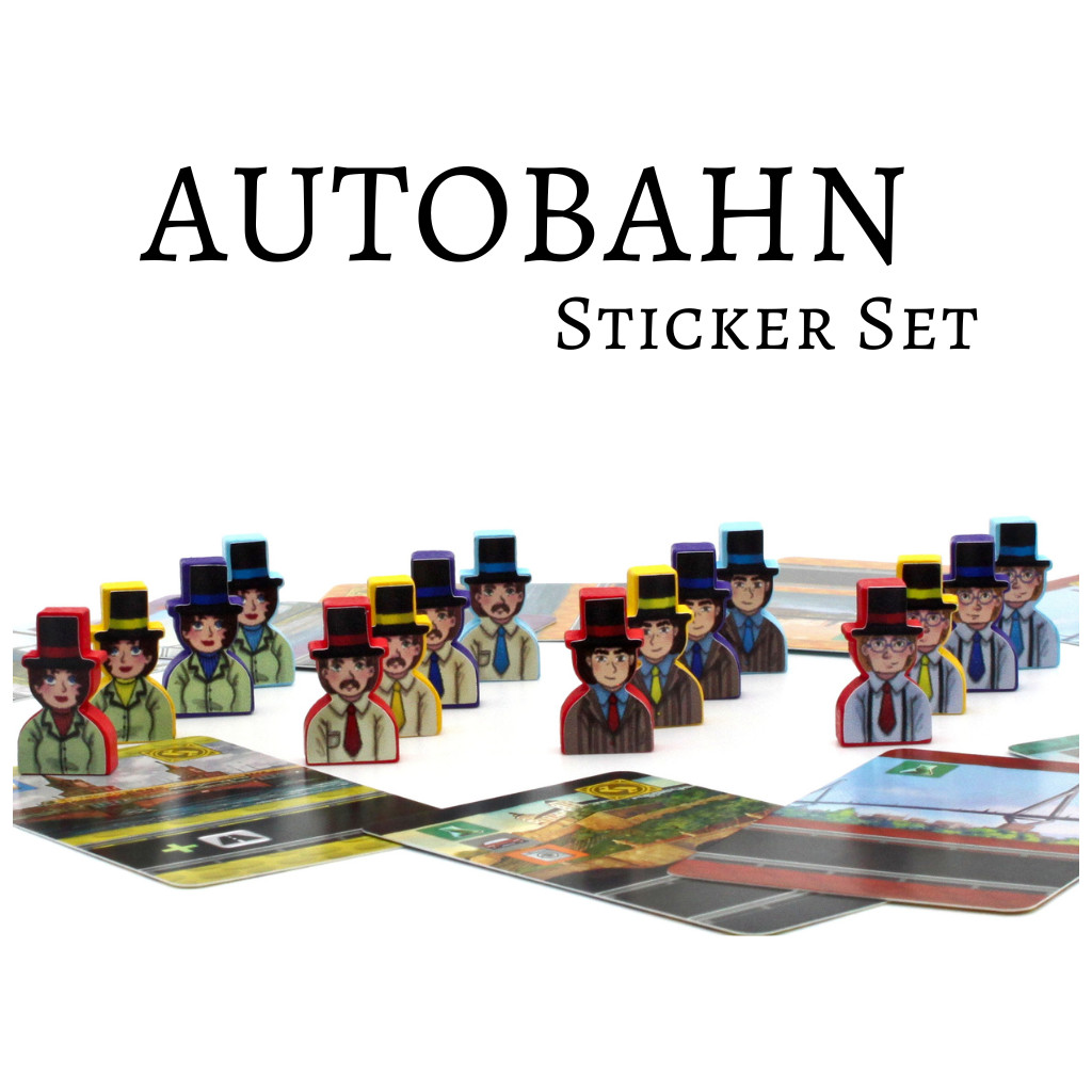 Autobahn - Set d'autocollants